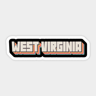 West Virginia State Sticker